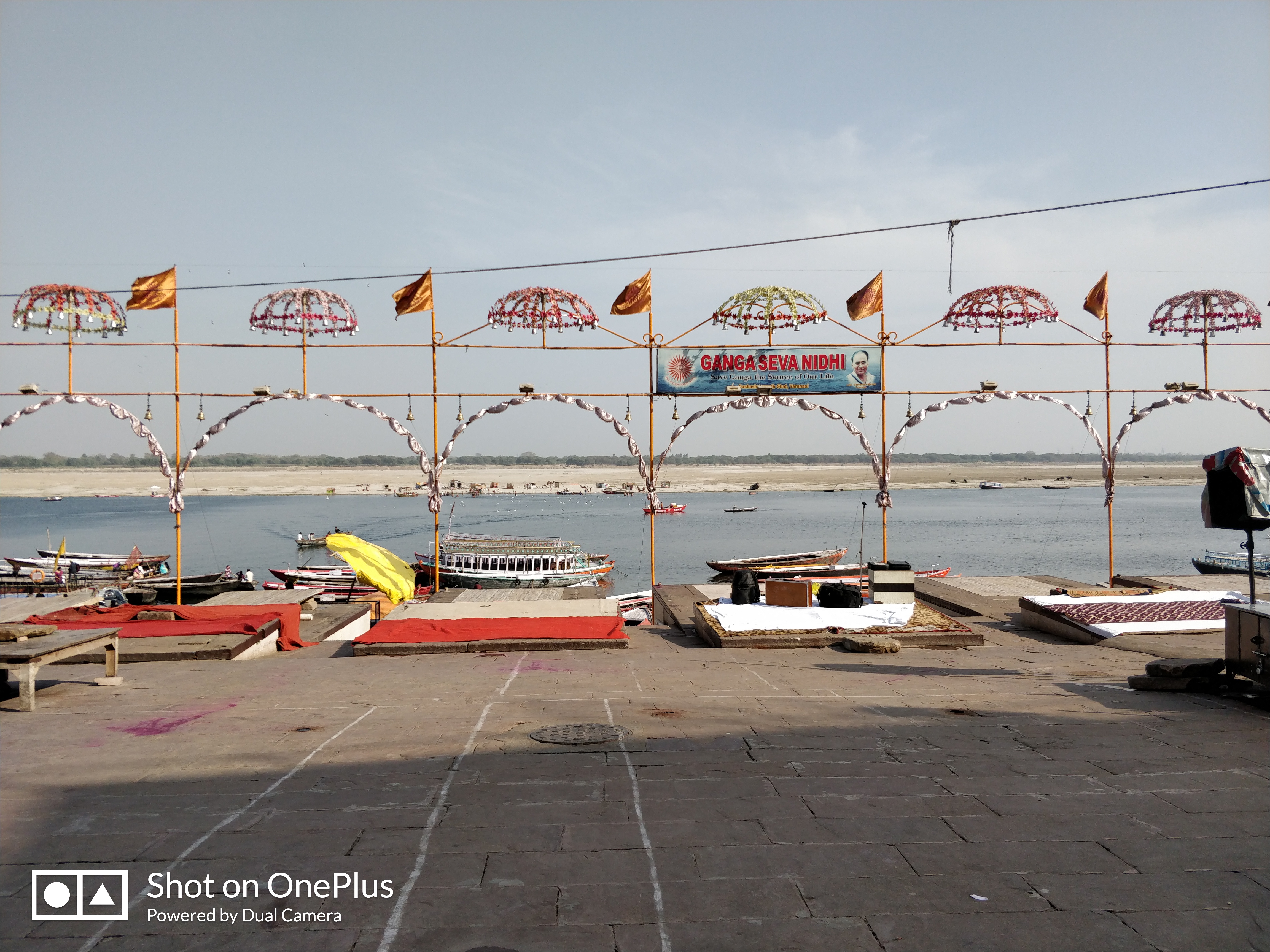 Ganga Aarti Stage on Dashashwamedha Ghat
