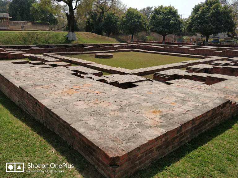 Foundations of Dharmarajika Stupa