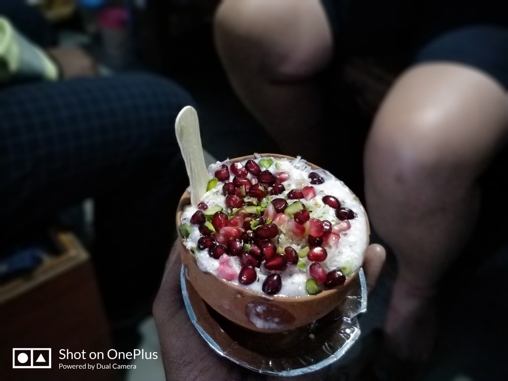 Pomegranate Lassi at Blue Lassi Shop