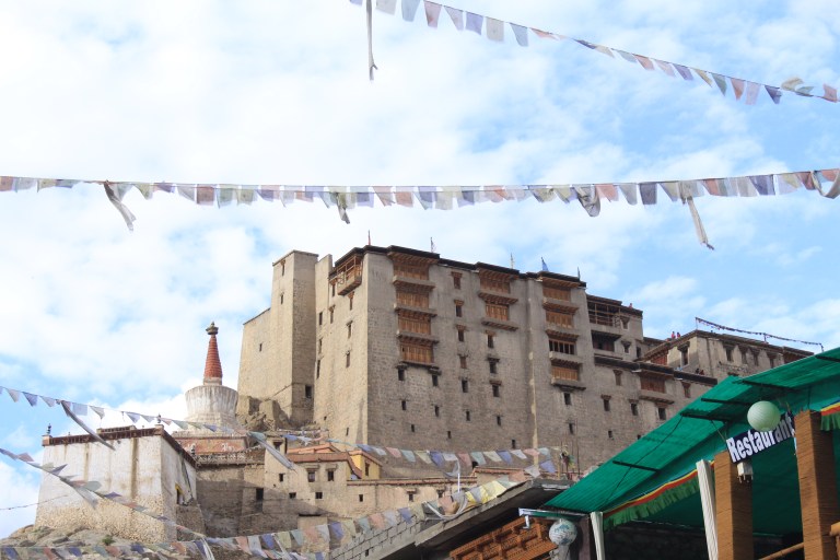 View of Leh Palace from leh Market