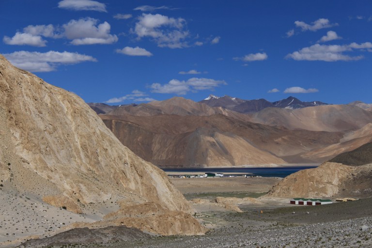 The first view of the lake